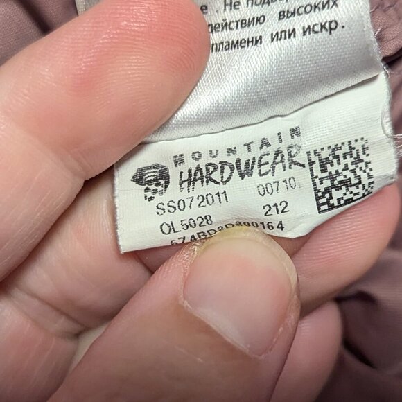 Down Puffer Mountain Hardwear 3 in 1 Long Coat Nylon Waterproof Jacket - Picture 8 of 13